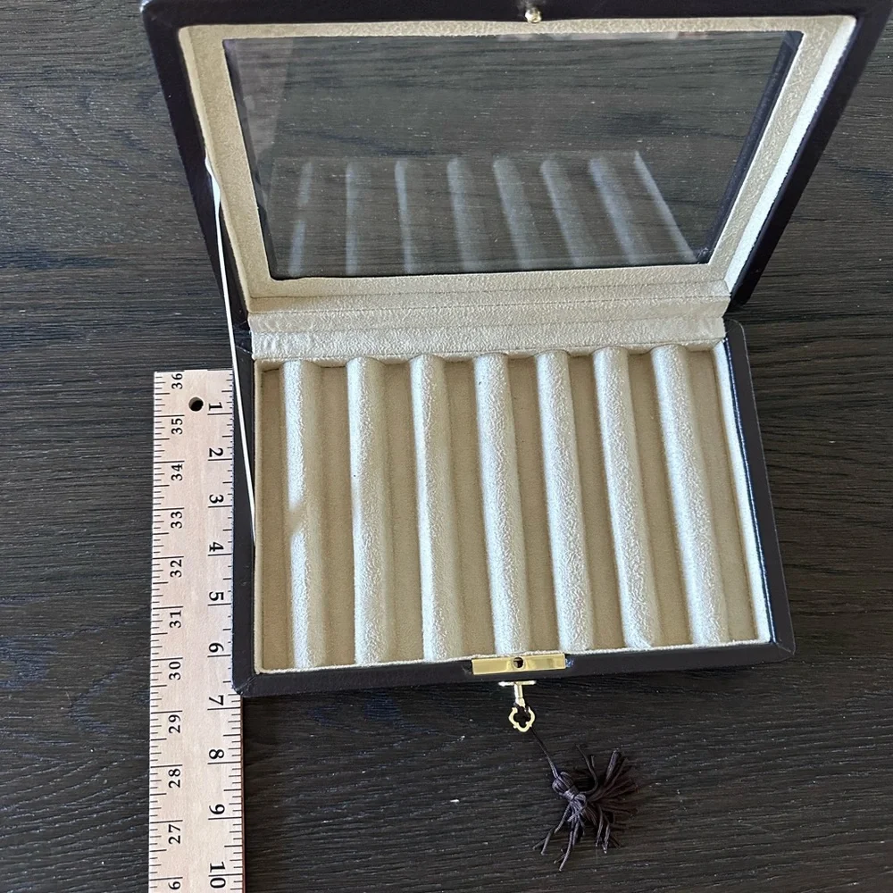 Elegant Brown Pen Case
